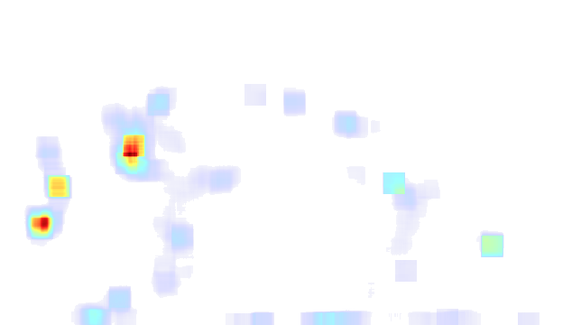 Mapa de calor acumulado del video de ejemplo